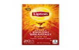 LIPTON ENV ENGL BFAST STRONG 25S 6X60G